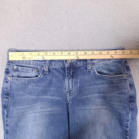 Lucky Brand Classic Rider Crop Jeans Womens 8/29 Medium Wash Denim Dungarees - Picture 6 of 15